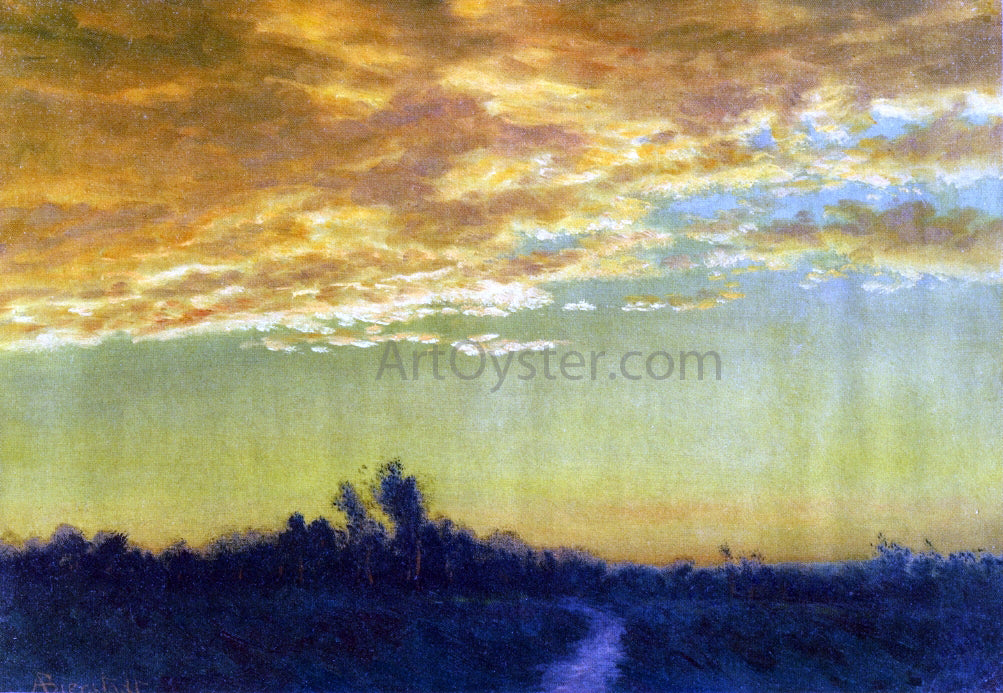 Albert Bierstadt Twilight over the Path - Hand Painted Oil Painting