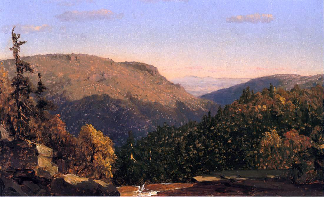 Sanford Robinson Gifford Twilight Park (also known as Kauterskill Clove, from Haines Falls) - Hand Painted Oil Painting