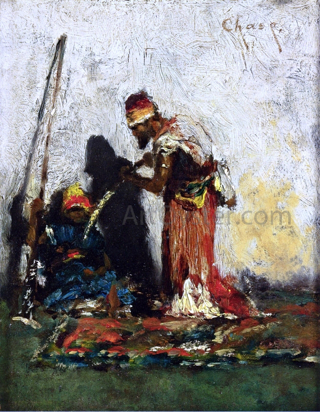 William Merritt Chase Two Arabs - Hand Painted Oil Painting