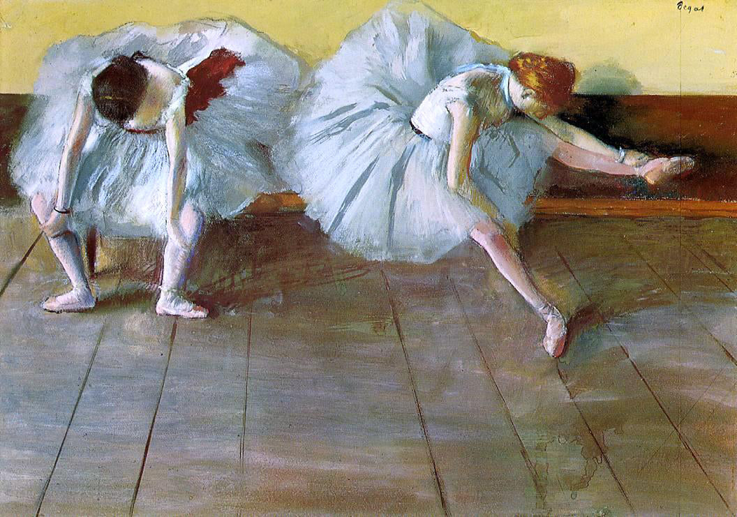 Edgar Degas Two Ballet Dancers - Hand Painted Oil Painting