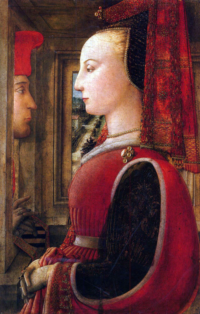 Filippino Lippi Two Figures - Hand Painted Oil Painting