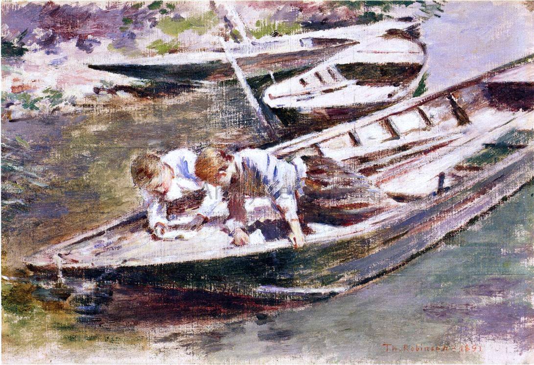 Theodore Robinson Two in a Boat - Hand Painted Oil Painting