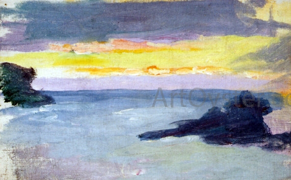 Eric Forbes-Robertson Two Rocks, the Brittany Coast - Hand Painted Oil Painting
