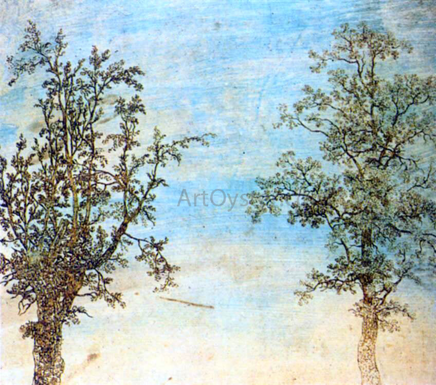  Hercules Seghers Two Trees - Hand Painted Oil Painting