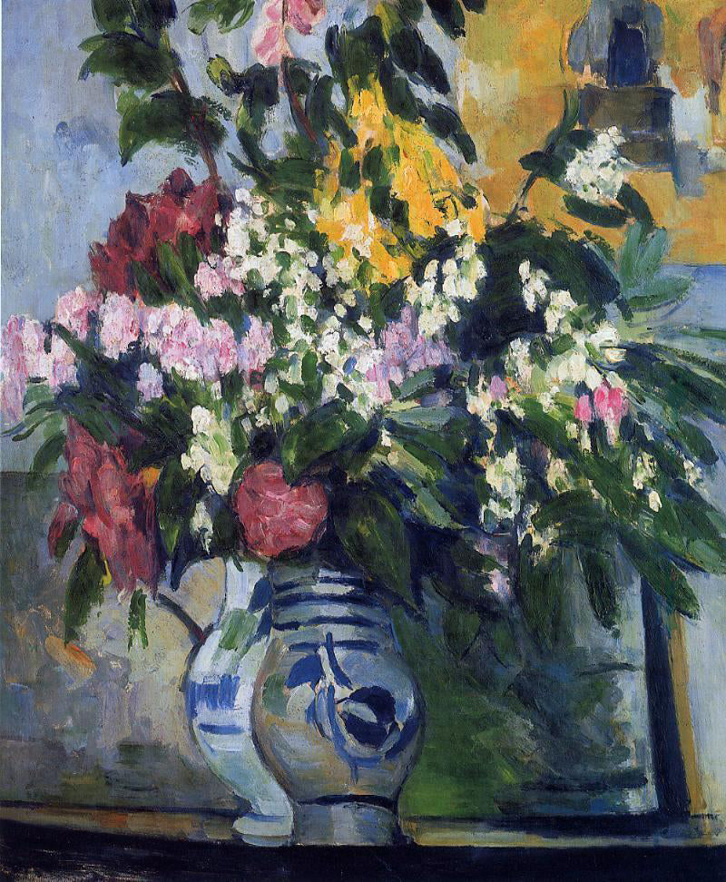 Paul Cezanne Two Vases of Flowers - Hand Painted Oil Painting