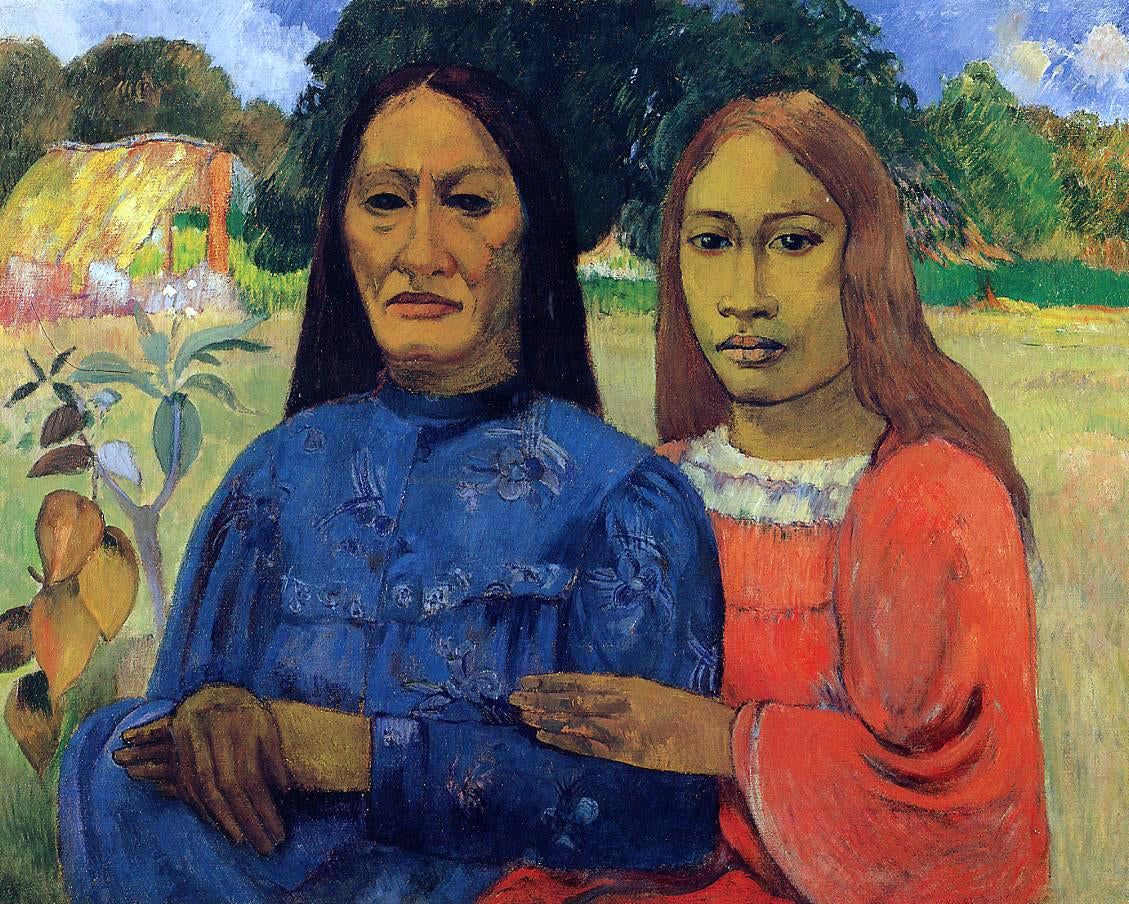 Paul Gauguin Two Women (also known as Mother and Daughter) - Hand Painted Oil Painting