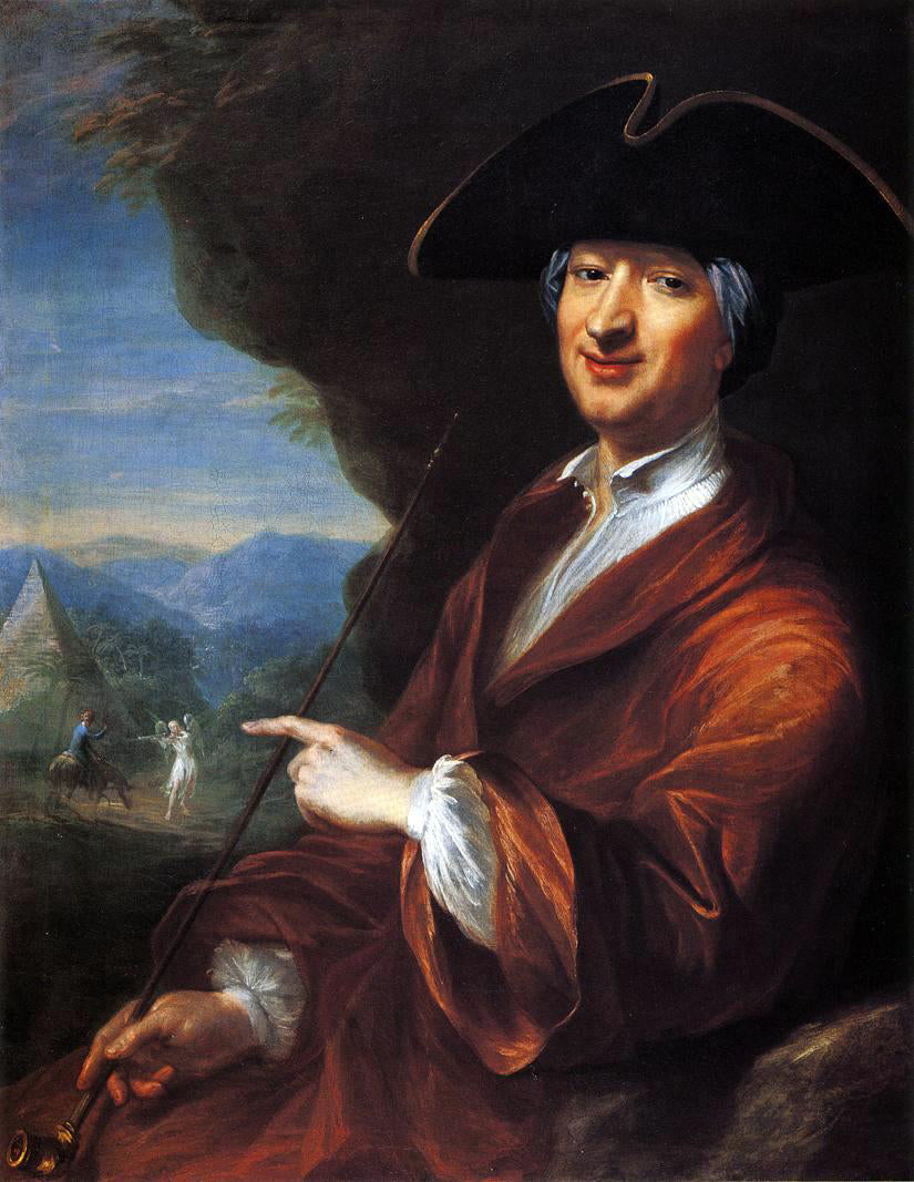 John Smibert Unidentified Man - Hand Painted Oil Painting