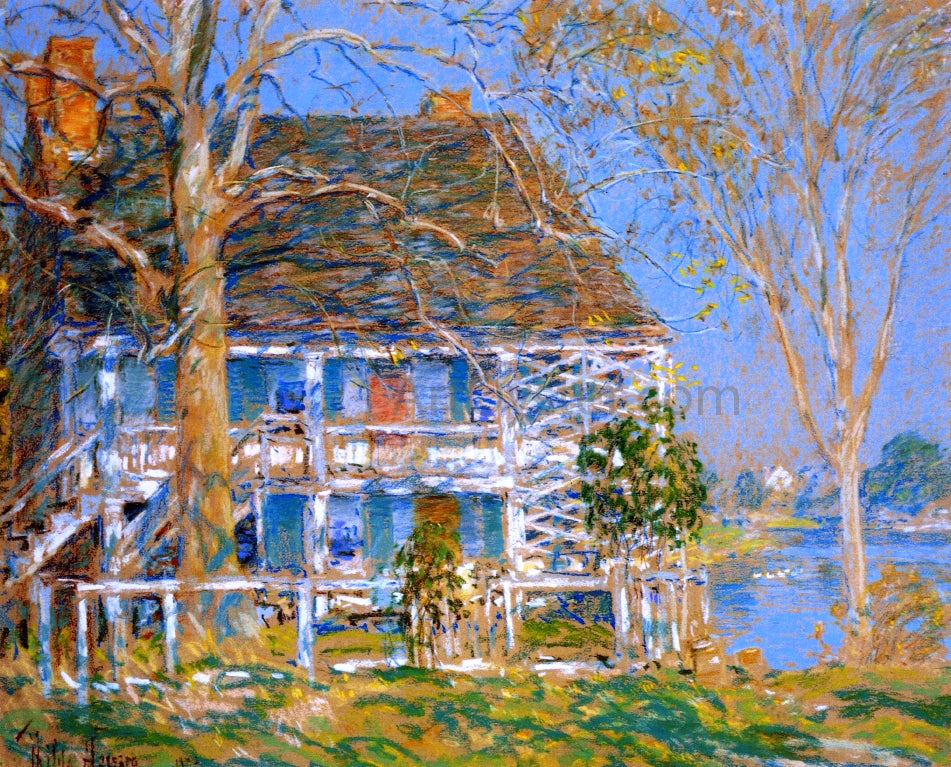 Frederick Childe Hassam Unknown (also known as The Old Brush House) - Hand Painted Oil Painting