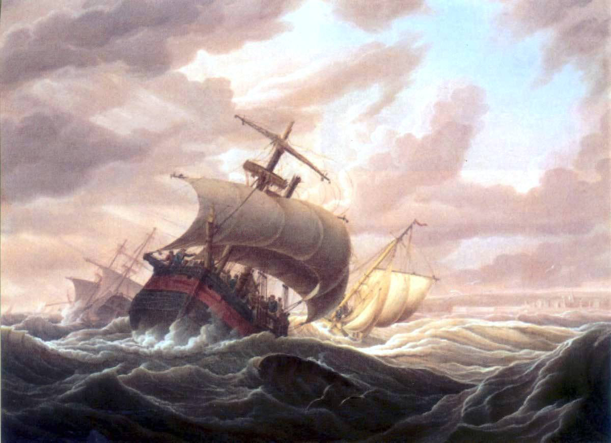 Robert Salmon Unknown - Hand Painted Oil Painting