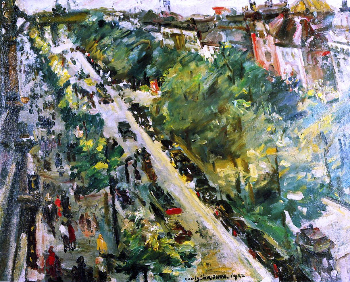 Lovis Corinth Unter den Linden, Berlin - Hand Painted Oil Painting