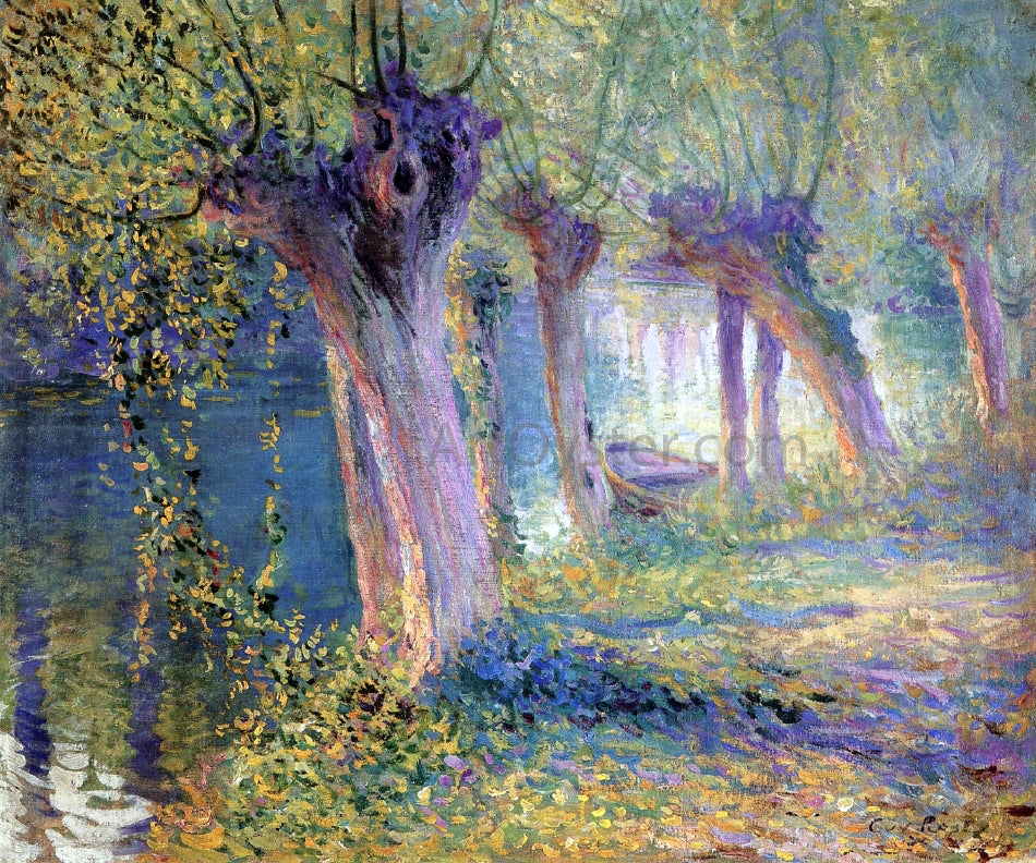 Guy Orlando Rose Untitled (also known as River Epte, Giverny) - Hand Painted Oil Painting