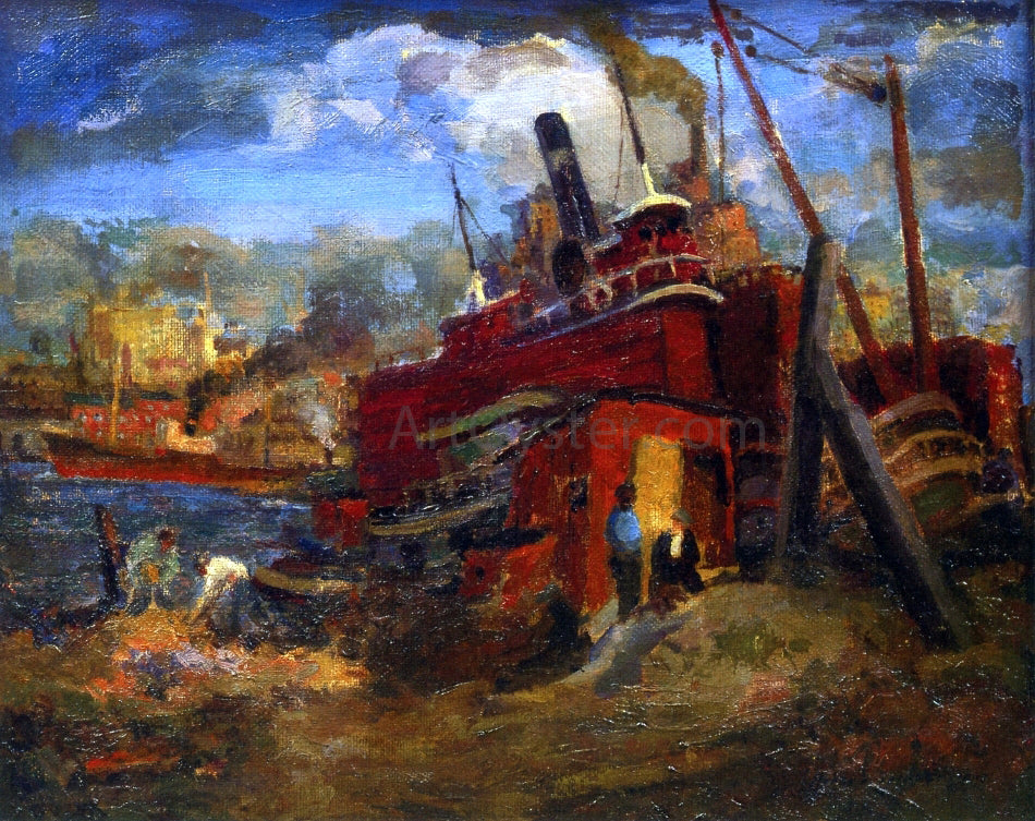 Robert Spencer Untitled - Hand Painted Oil Painting