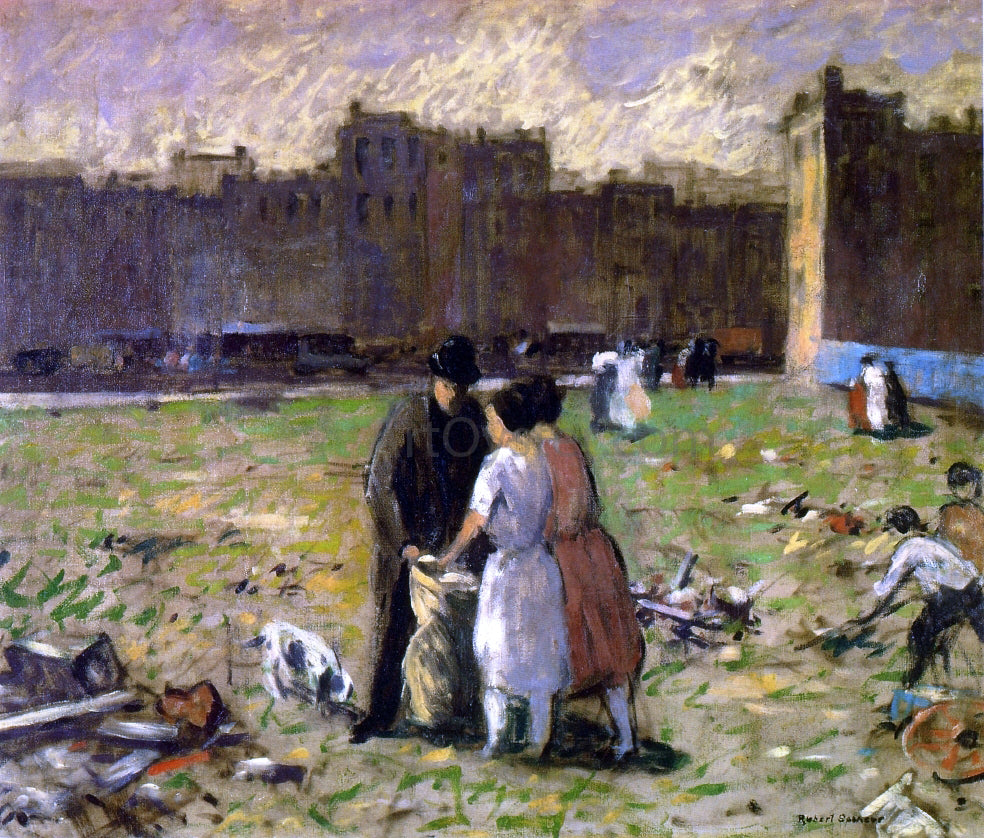 Robert Spencer Vacant Lot - Hand Painted Oil Painting