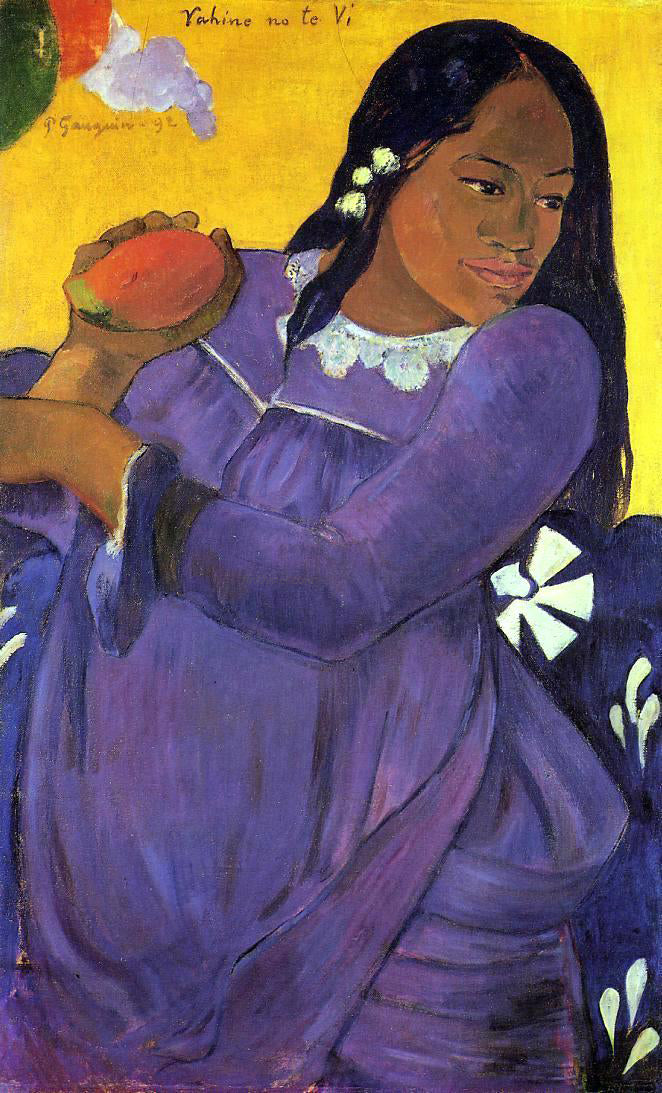 Paul Gauguin Vahine no te vi (also known as Woman with a Mango) - Hand Painted Oil Painting