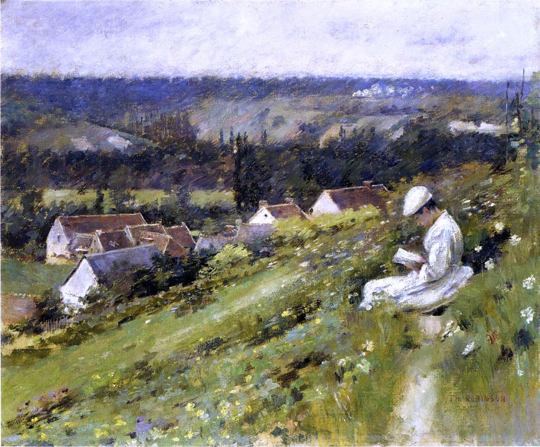 Theodore Robinson Val d'Arconville - Hand Painted Oil Painting