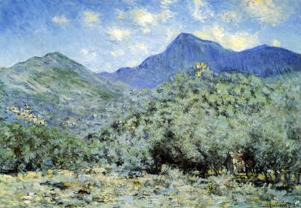 Claude Oscar Monet Valle Bouna near Bordighera - Hand Painted Oil Painting