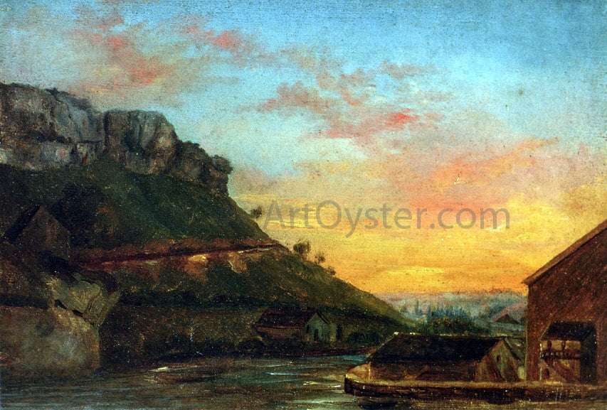 Gustave Courbet Valley of the Loue - Hand Painted Oil Painting