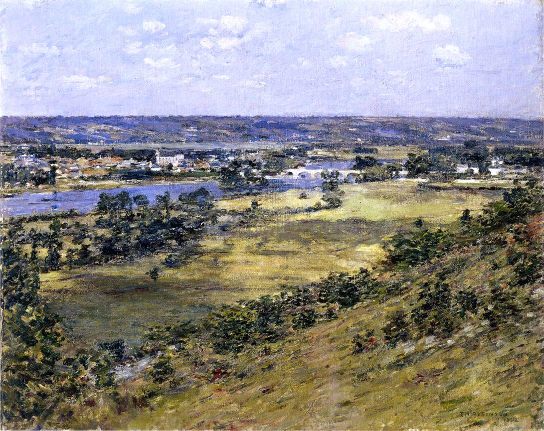Theodore Robinson Valley of the Seine - Hand Painted Oil Painting
