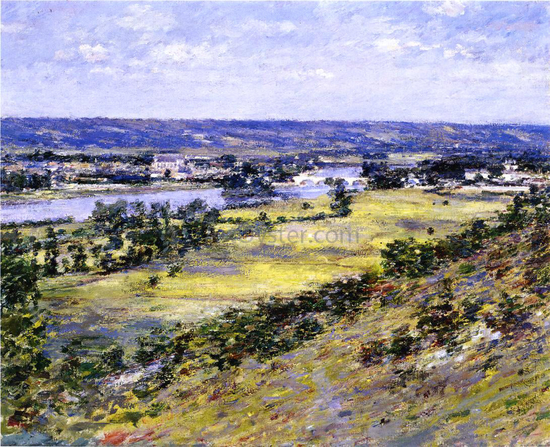 Theodore Robinson Valley of the Seine from Giverny Heights - Hand Painted Oil Painting