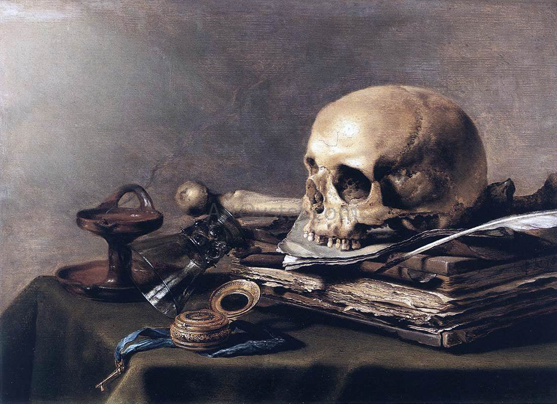 Pieter Claesz Vanitas Still-Life - Hand Painted Oil Painting