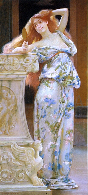 Jr. George Randolph Barse Vanity - Hand Painted Oil Painting