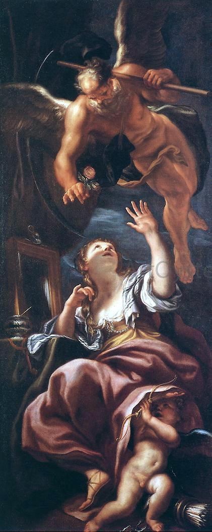 Domenico Piola Vanity - Hand Painted Oil Painting