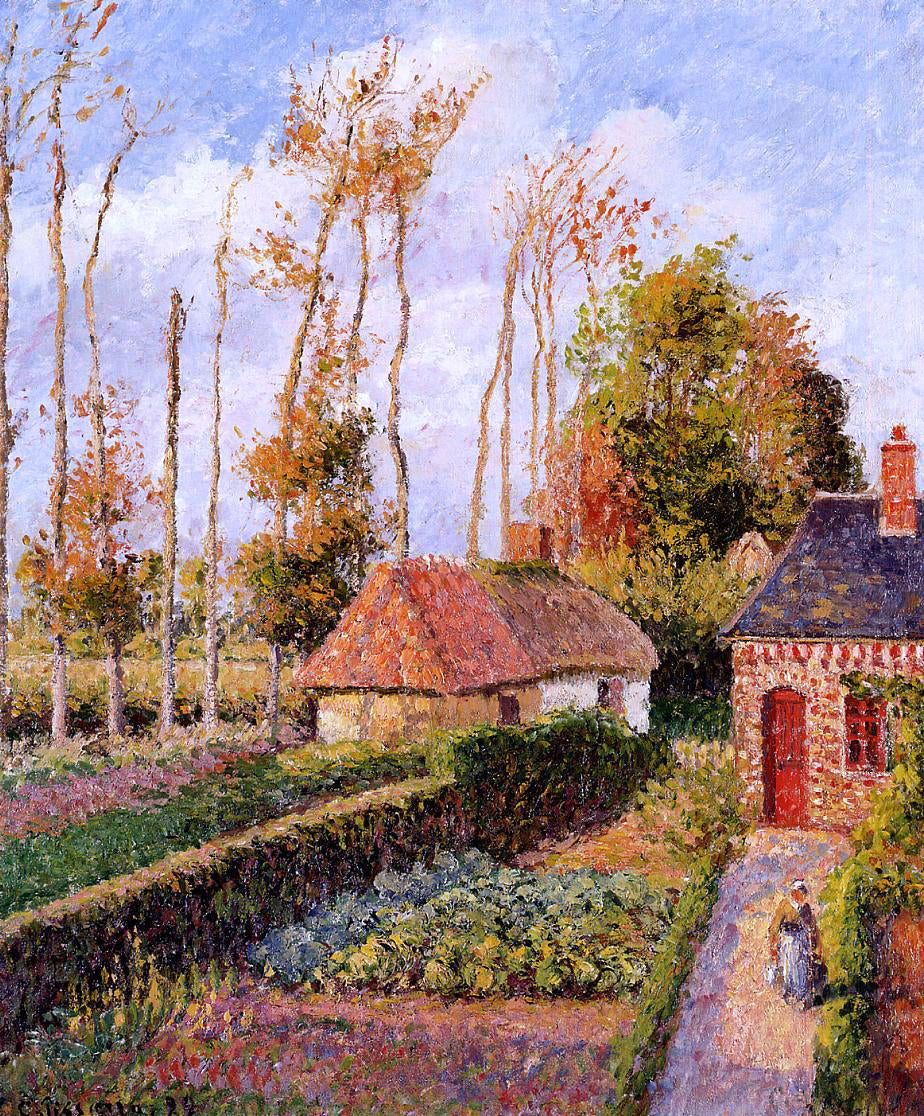 Camille Pissarro Varengeville, Sunset - Hand Painted Oil Painting