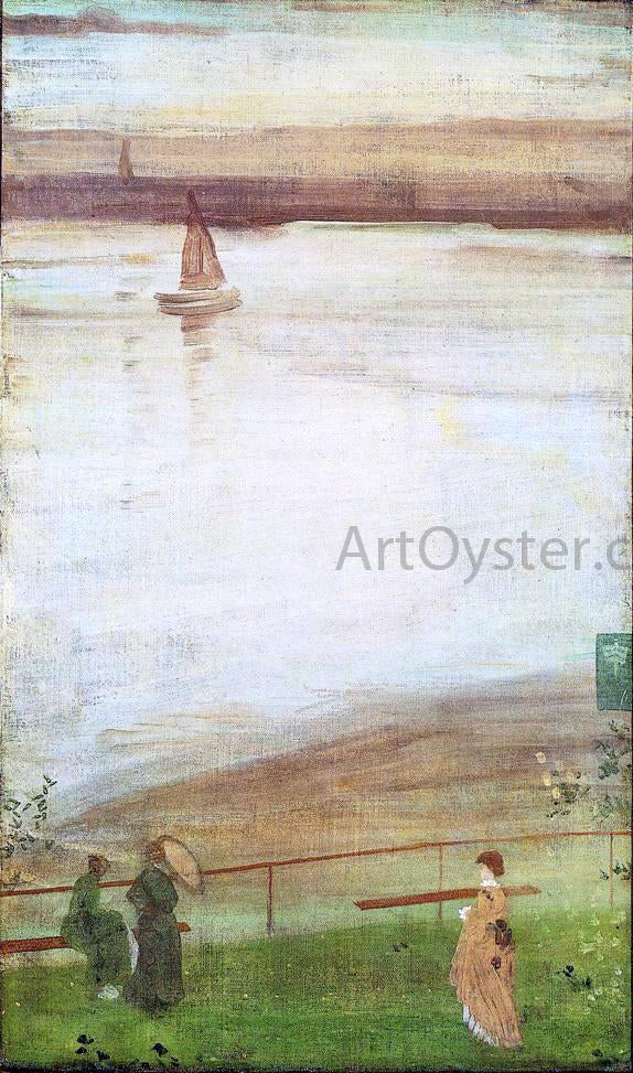 James McNeill Whistler Variations in Violet and Green - Hand Painted Oil Painting