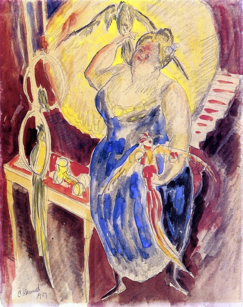 Charles Demuth Vaudeville-Bird Woman - Hand Painted Oil Painting