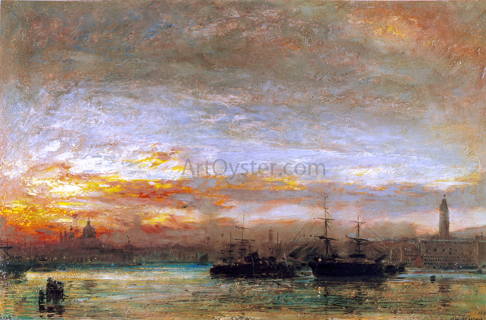 Albert Goodwin Venice - Hand Painted Oil Painting
