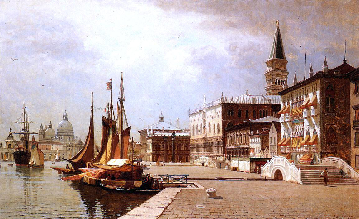  John Joseph Enneking Venice at Midday - Hand Painted Oil Painting
