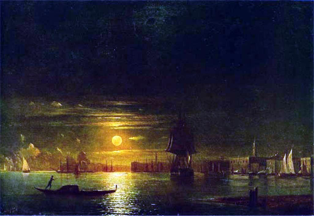Ivan Constantinovich Aivazovsky Venice - Hand Painted Oil Painting