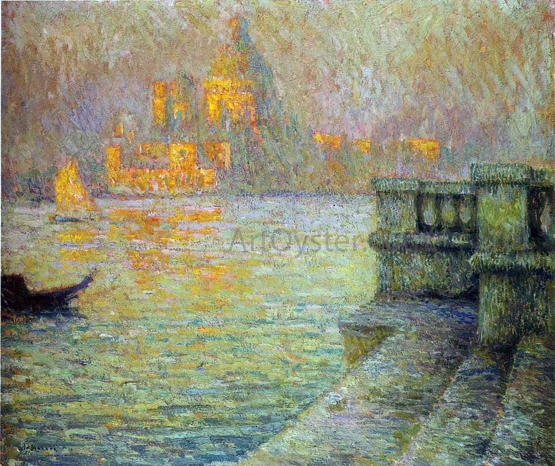 Henri Le Sidaner Venice in the Afternoon - Hand Painted Oil Painting