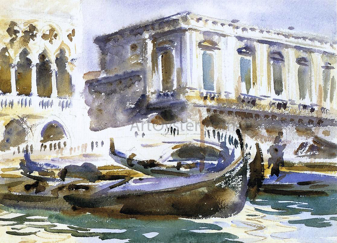John Singer Sargent Venice: The Prison - Hand Painted Oil Painting