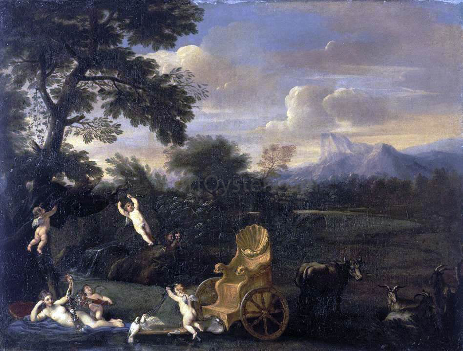 Andrea Sacchi Venus at Rest - Hand Painted Oil Painting