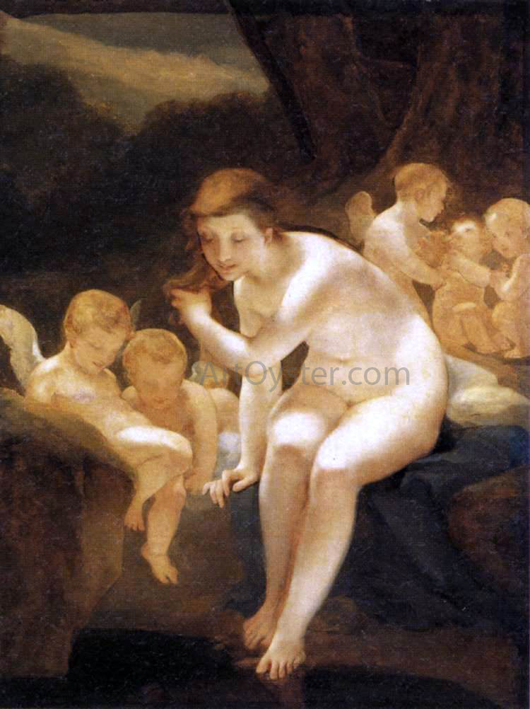 Pierre Paul Prudhon Venus Bathing - Hand Painted Oil Painting