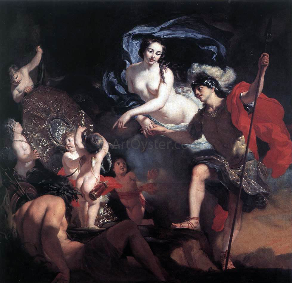 Gerard De Lairesse Venus Presenting Weapons to Aeneas - Hand Painted Oil Painting