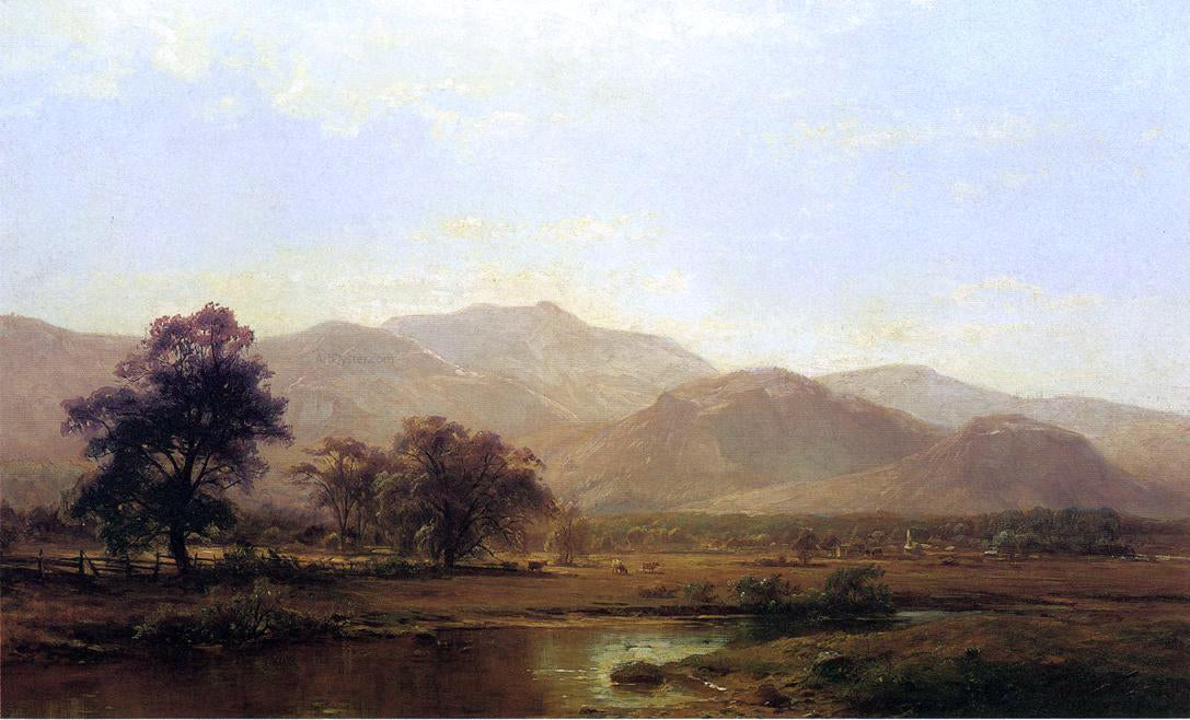 Hermann Fuechsel Vermont Mountain Range - Hand Painted Oil Painting