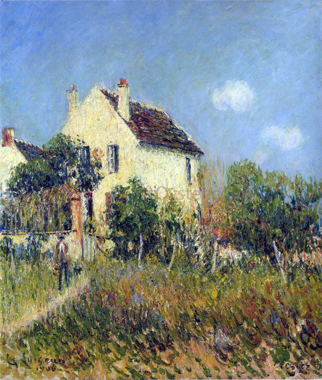 Gustave Loiseau Veslez - Hand Painted Oil Painting