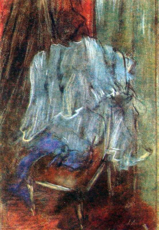 Edgar Degas Vestment on a Chair - Hand Painted Oil Painting