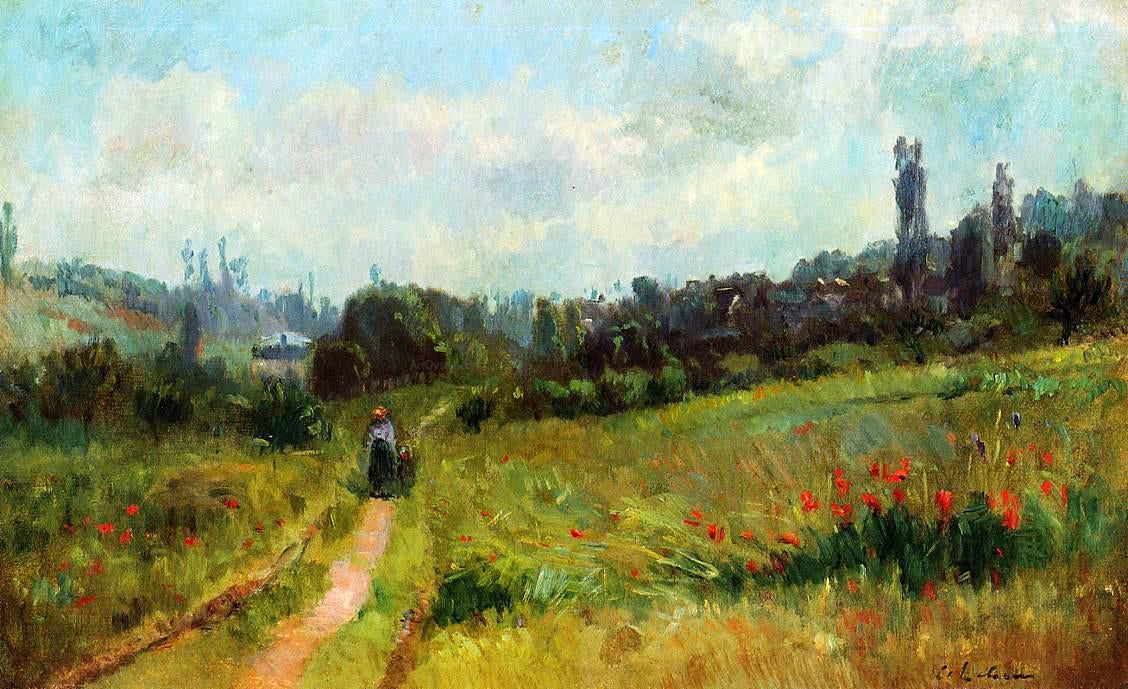  Albert Lebourg Vetheuil Path, Morning Effect - Hand Painted Oil Painting