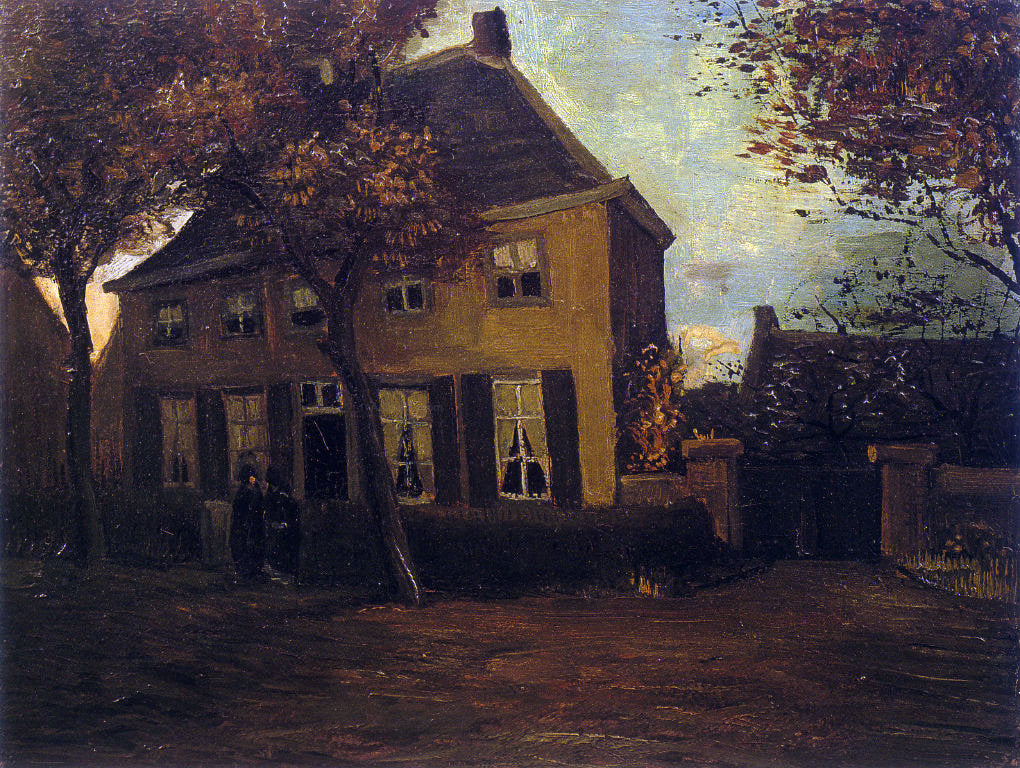 Vincent Van Gogh Vicarage at Nuenen (also known as The Vicarage at Nuenen) - Hand Painted Oil Painting