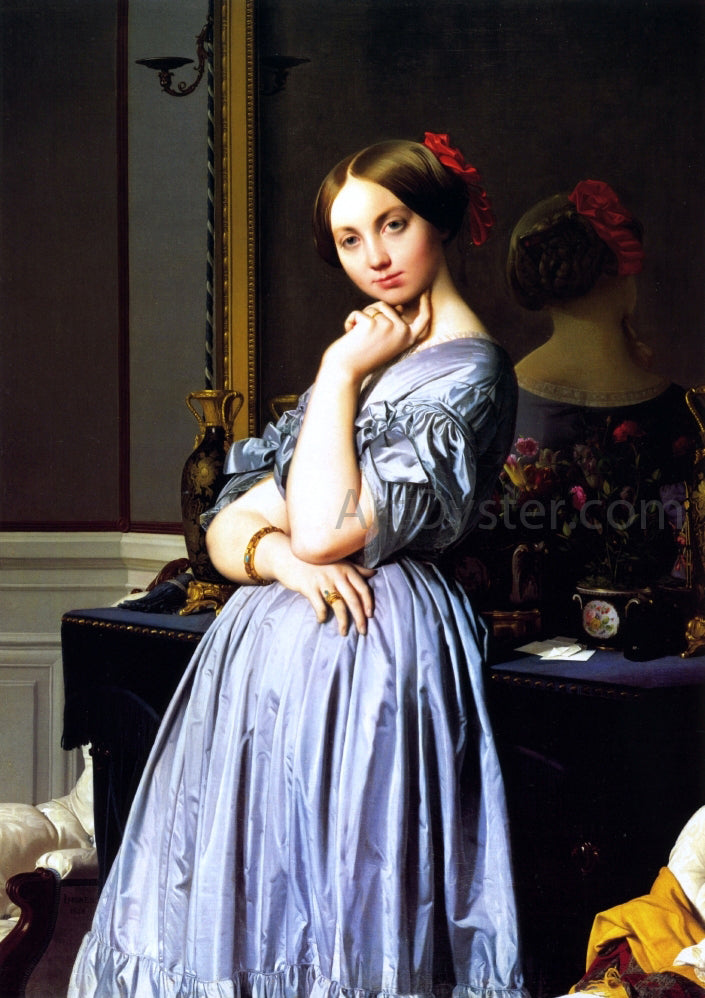Jean-Auguste-Dominique Ingres Vicomtesse Louise-Albertine d'Hausonville - Hand Painted Oil Painting