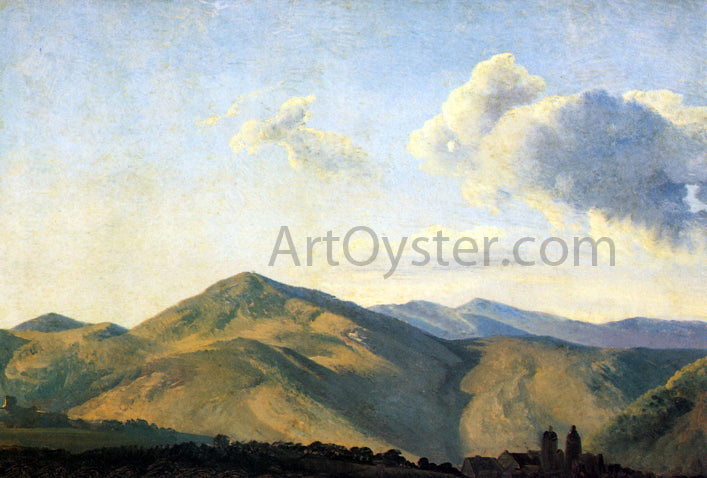 Simon Denis Vicovaro, near Tivoli - Hand Painted Oil Painting