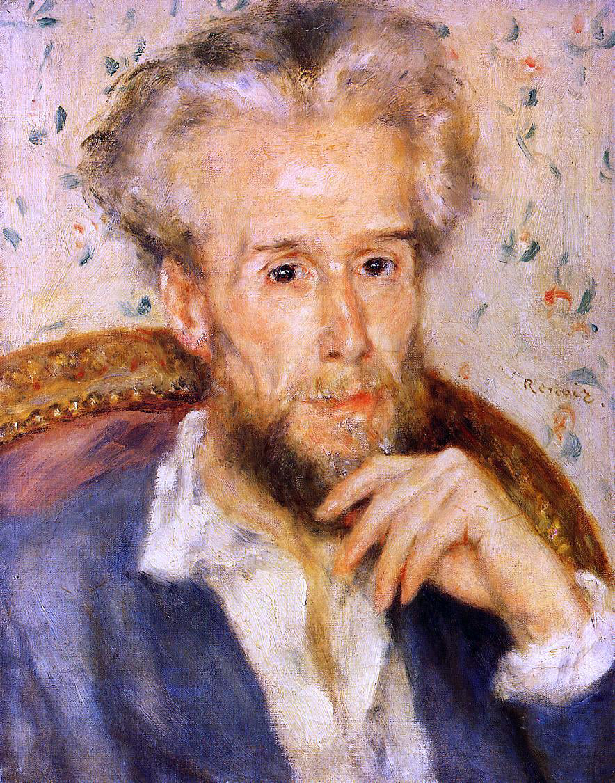 Pierre Auguste Renoir Victor Chocquet - Hand Painted Oil Painting