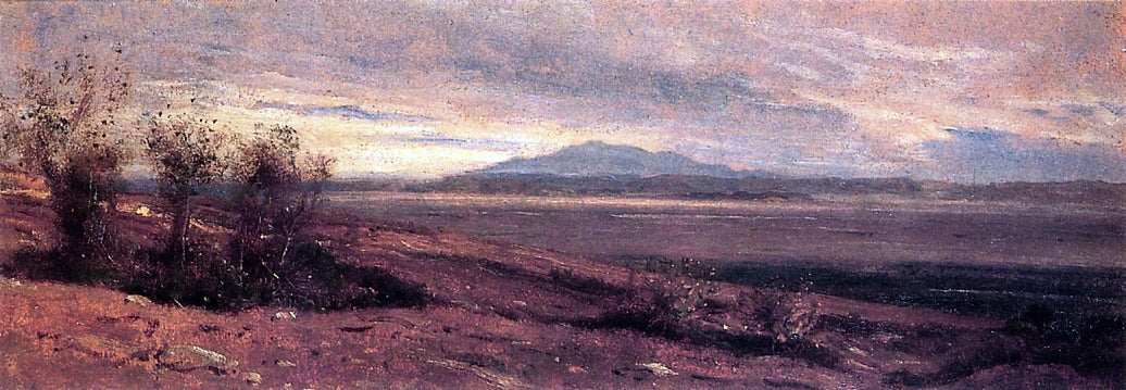 Jr. Samuel Colman View from the Raymond Hotel, Pasadena - Hand Painted Oil Painting