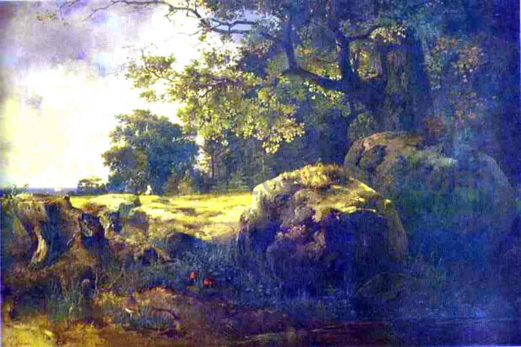 Alexei Kondratevich Savrasov View in the Neighbourhood of Oranienbaum - Hand Painted Oil Painting
