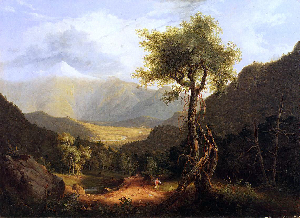 Thomas Cole View in the White Mountains - Hand Painted Oil Painting