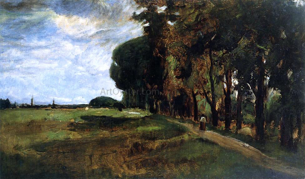 John Twachtman View near Polling - Hand Painted Oil Painting