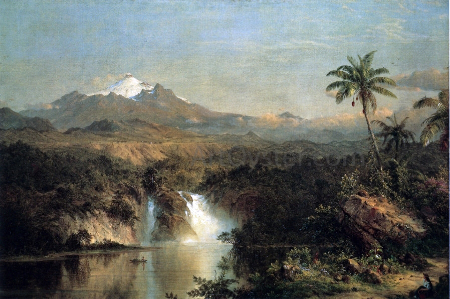 Frederic Edwin Church View of Cotopaxi - Hand Painted Oil Painting